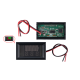 Medidor de Voltagem e Eletricidade vermelho 12-60V com duplo display &agrave; prova d'&aacute;gua - Thumb - 1