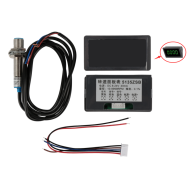 Green Kit Tac&ocirc;metro Digital de Frequ&ecirc;ncia 4 LEDs Alta Precis&atilde;o RPM 10-9999 R/M DC 8-24V