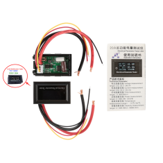 Medidor digital OLED 100V 20A, amper&iacute;metro e volt&iacute;metro com medi&ccedil;&atilde;o de pot&ecirc;ncia, tempo, capacidade, energia e temperatura