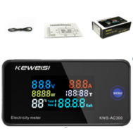 KEWEISI KWS-AC300-20A Medidor de Energia Digital Volt&iacute;metro Amper&iacute;metro com TC AC 50~300V 20A Medi&ccedil;&atilde;o de Pot&ecirc;ncia, Corrente, Ten
