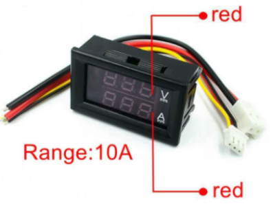 Display LED duplo 0,28" para medidor digital de tens&atilde;o e corrente DC 0-100V e amplificador de painel - Imagem 1