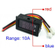 Display LED duplo 0,28" para medidor digital de tens&atilde;o e corrente DC 0-100V, painel e amplificador digital - Thumb - 1