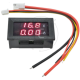 Display duplo LED 0,28'' para instrumento digital de medi&ccedil;&atilde;o de tens&atilde;o DC 0-100V e corrente 50A, painel de medi&ccedil;&atilde;o - Thumb - 1