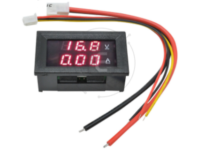 Display duplo LED 0,28'' para instrumento digital de medi&ccedil;&atilde;o de tens&atilde;o DC 0-100V e corrente 50A, painel de medi&ccedil;&atilde;o - Imagem 1