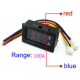 Display duplo LED 0,28" para instrumento digital de tens&atilde;o e corrente DC 0 a 100 V 100 A, painel medidor e amplificador - Thumb - 1