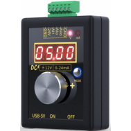 SG-002 Gerador de Sinal Anal&oacute;gico Port&aacute;til &plusmn;12V/0-24mA, Simulador e Calibrador de Tens&atilde;o e Corrente com Bateria Recarreg&aacute;vel
