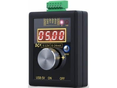 SG-002 Gerador de Sinais Anal&oacute;gico de Bolso &plusmn;12V/0-24mA, Simulador e Calibrador de Tens&atilde;o e Corrente com Bateria Recarreg&aacute;vel - Imagem 1