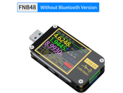 FNIRSI-FNB48S 1,77 polegadas volt&iacute;metro e amper&iacute;metro multifuncional testador de corrente e capacidade - Imagem 1