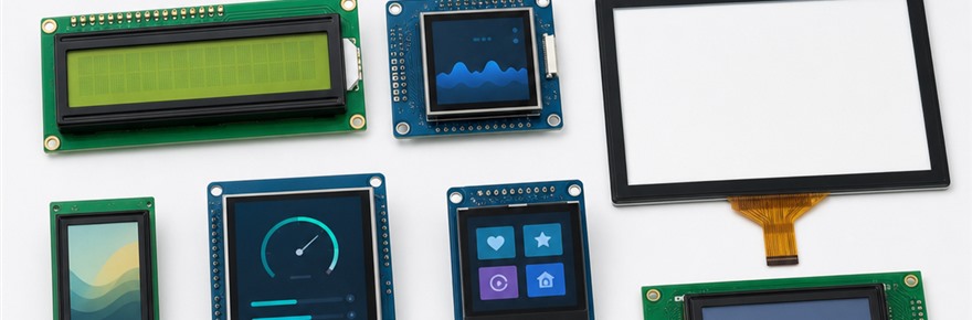 Displays LCD e Touch